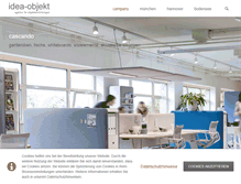 Tablet Screenshot of idea-objekt.com